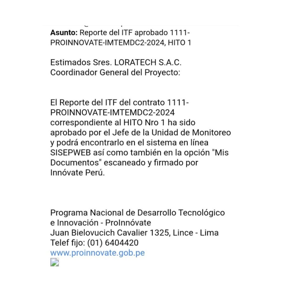 aprobación hito 1 digitalización empresarial